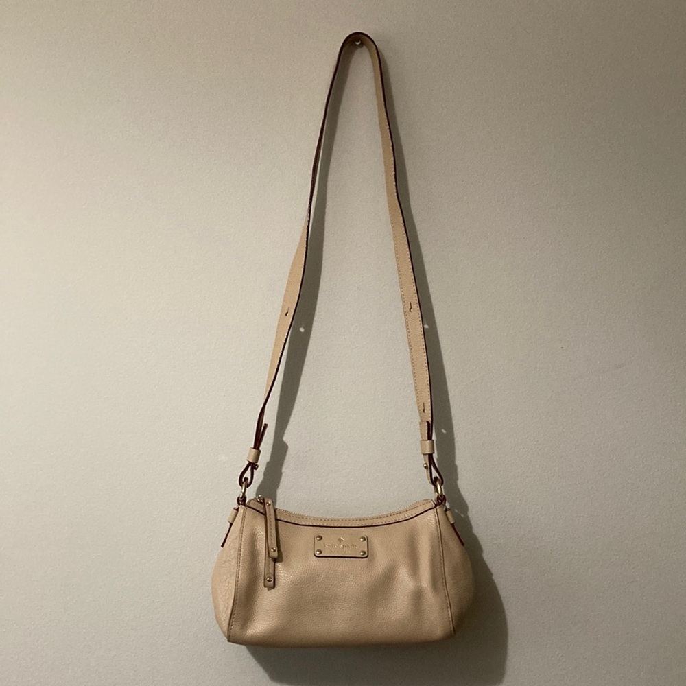 Kate Spade Berkshire Road Tan Gabriella Beige Crossbody Purse
